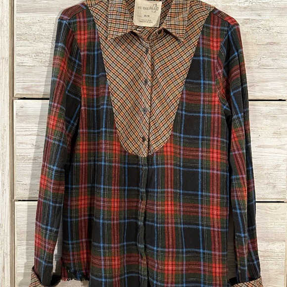 We The Free Plaid Button-Up - Picture 3 of 6